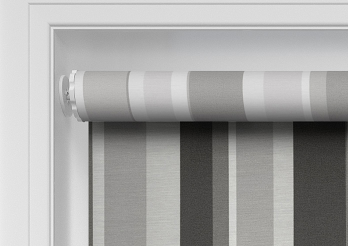 Riviera Stripe, Smoke - Twist&Fit Roller Blind - Image 10